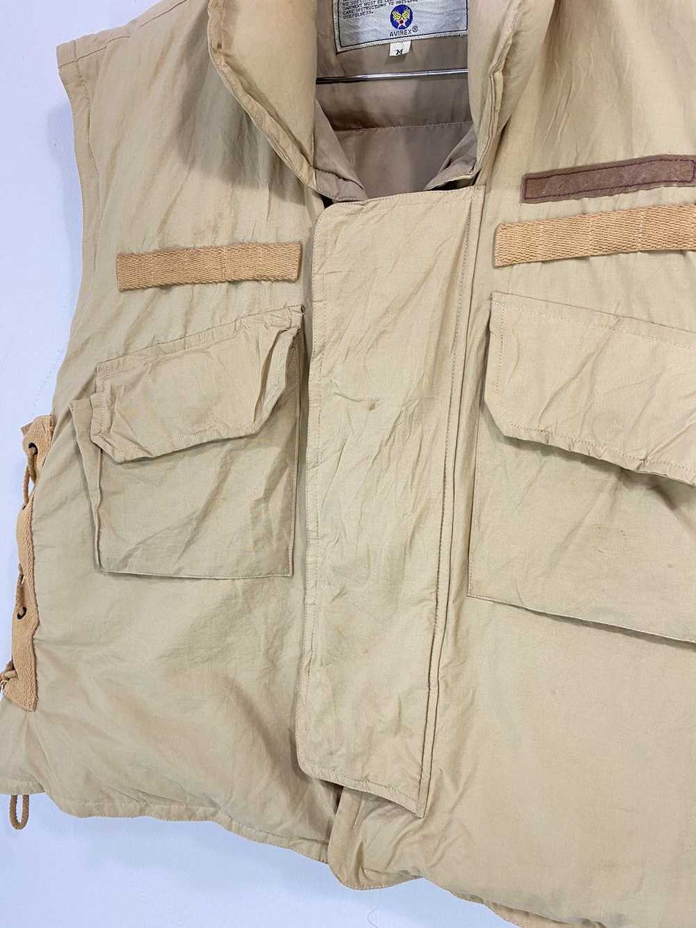 Vintage Avirex Military Puffer Vest Rare Design - image 5