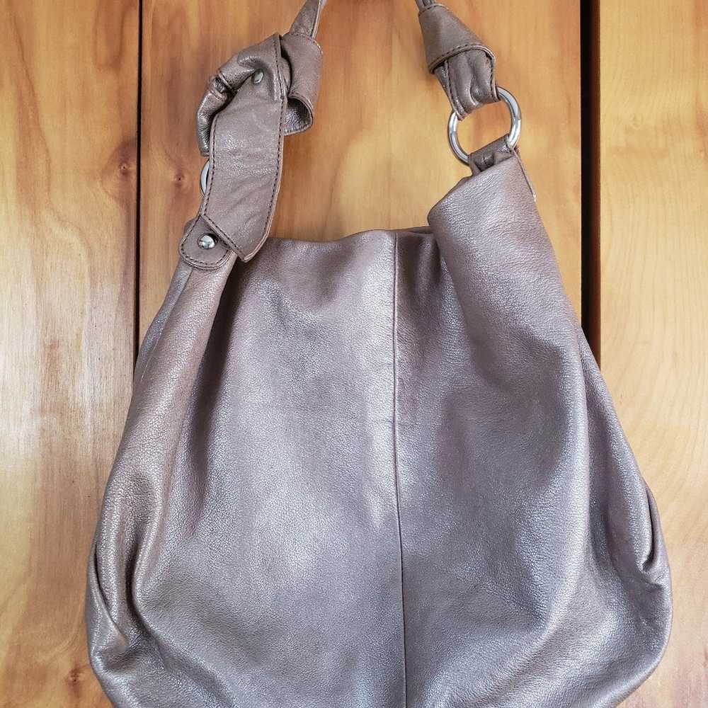 Leather Shoulder Bag - image 1