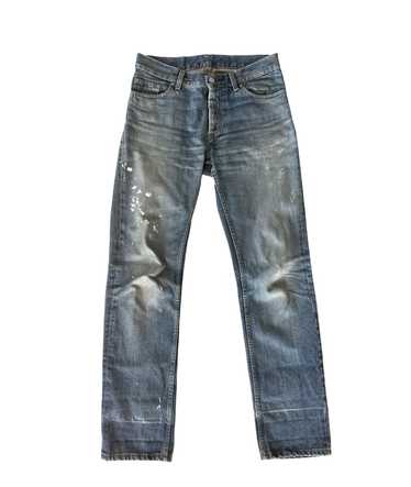 Helmut Lang AW00 Silver Painter Classic Cut Jeans