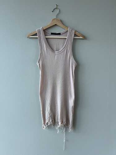 Julius SS10 Shredded Hem Tank Top - image 1