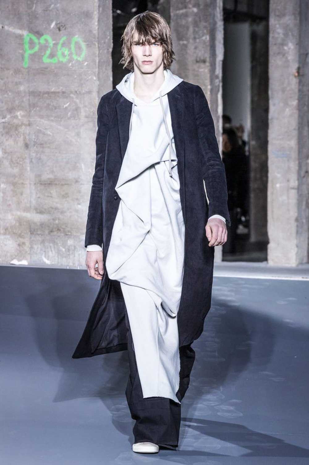 Rick Owens FW16 MASTODON Moleskin Moreau Coat - image 9