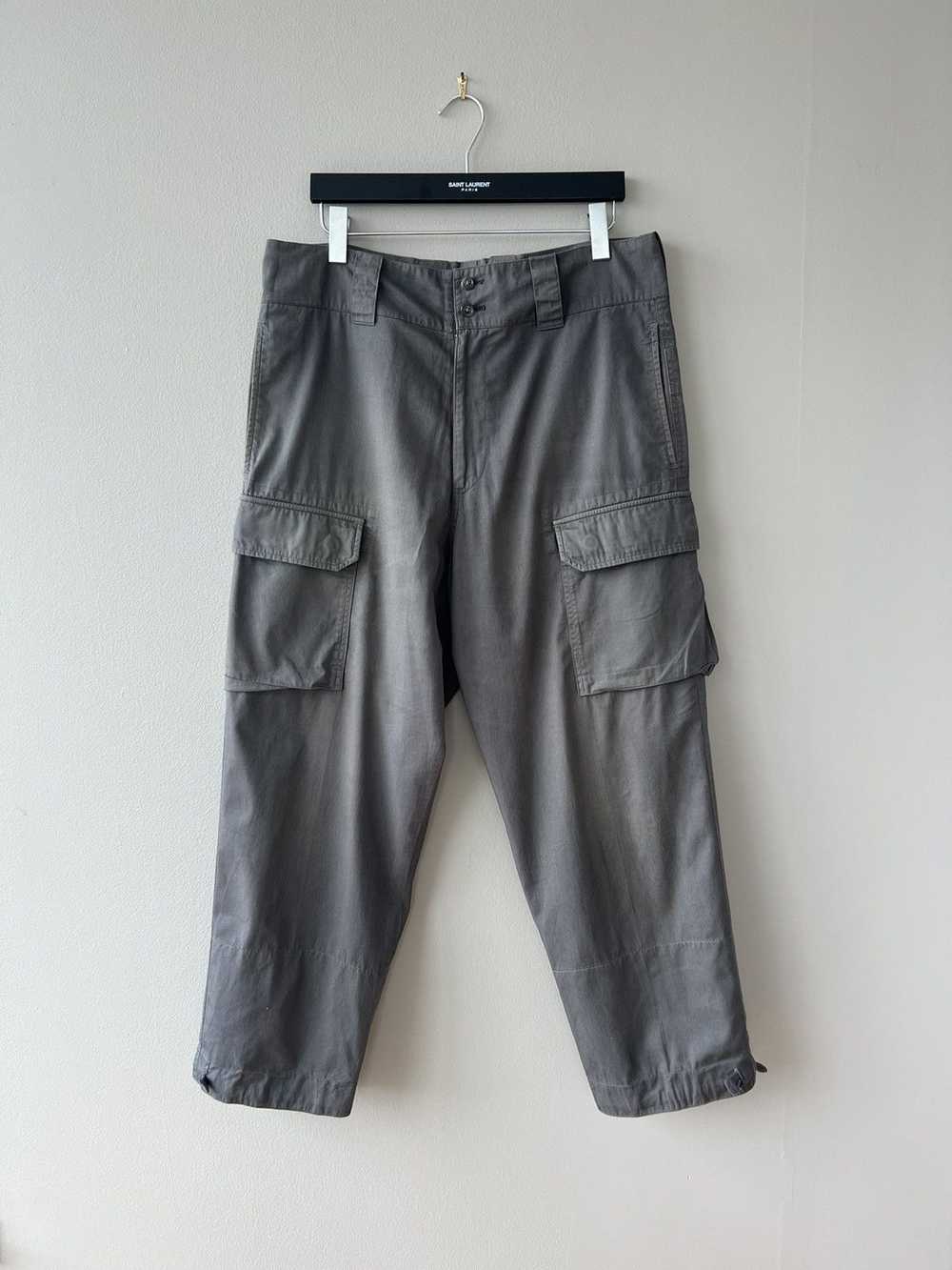 Yohji Yamamoto 00s Floral-Lined Cargo Trousers - image 2