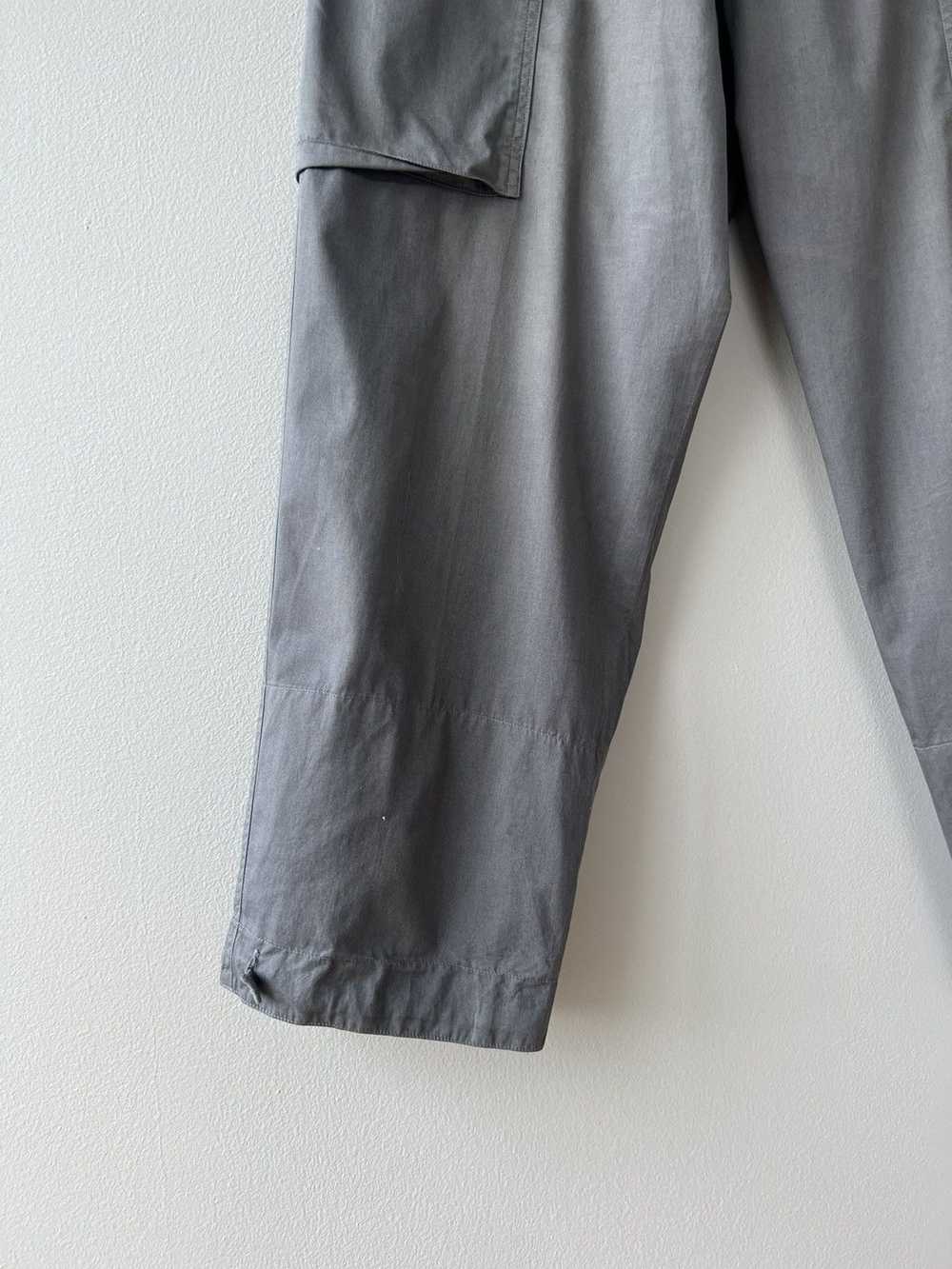 Yohji Yamamoto 00s Floral-Lined Cargo Trousers - image 4