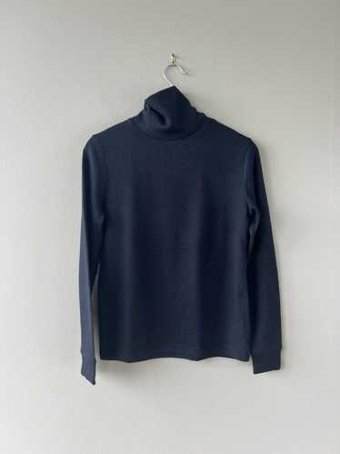 Raf Simons Navy Slim Turtleneck