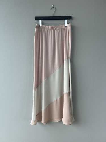 Helmut Lang 90s Asymmetric Silk-Modal Skirt - image 1