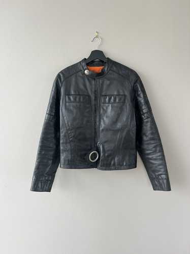 Dirk Bikkembergs AW96 Bungee Leather Racer Jacket - image 1