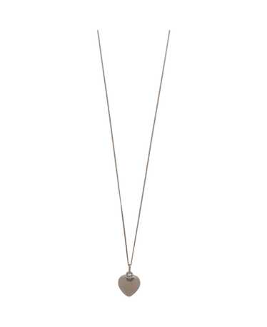 SAINT LAURENT Long Heart Charm Necklace