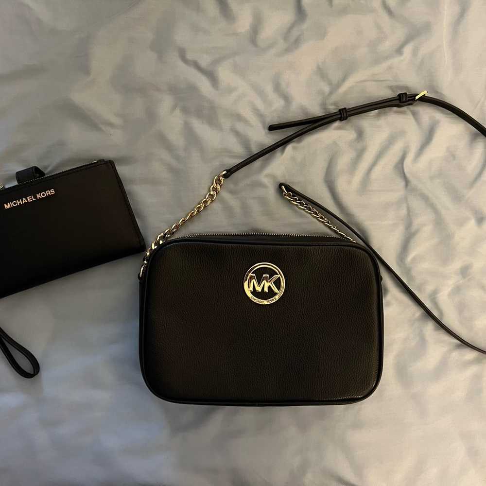 Michael Kors Crossbody & Wallet Set - image 1