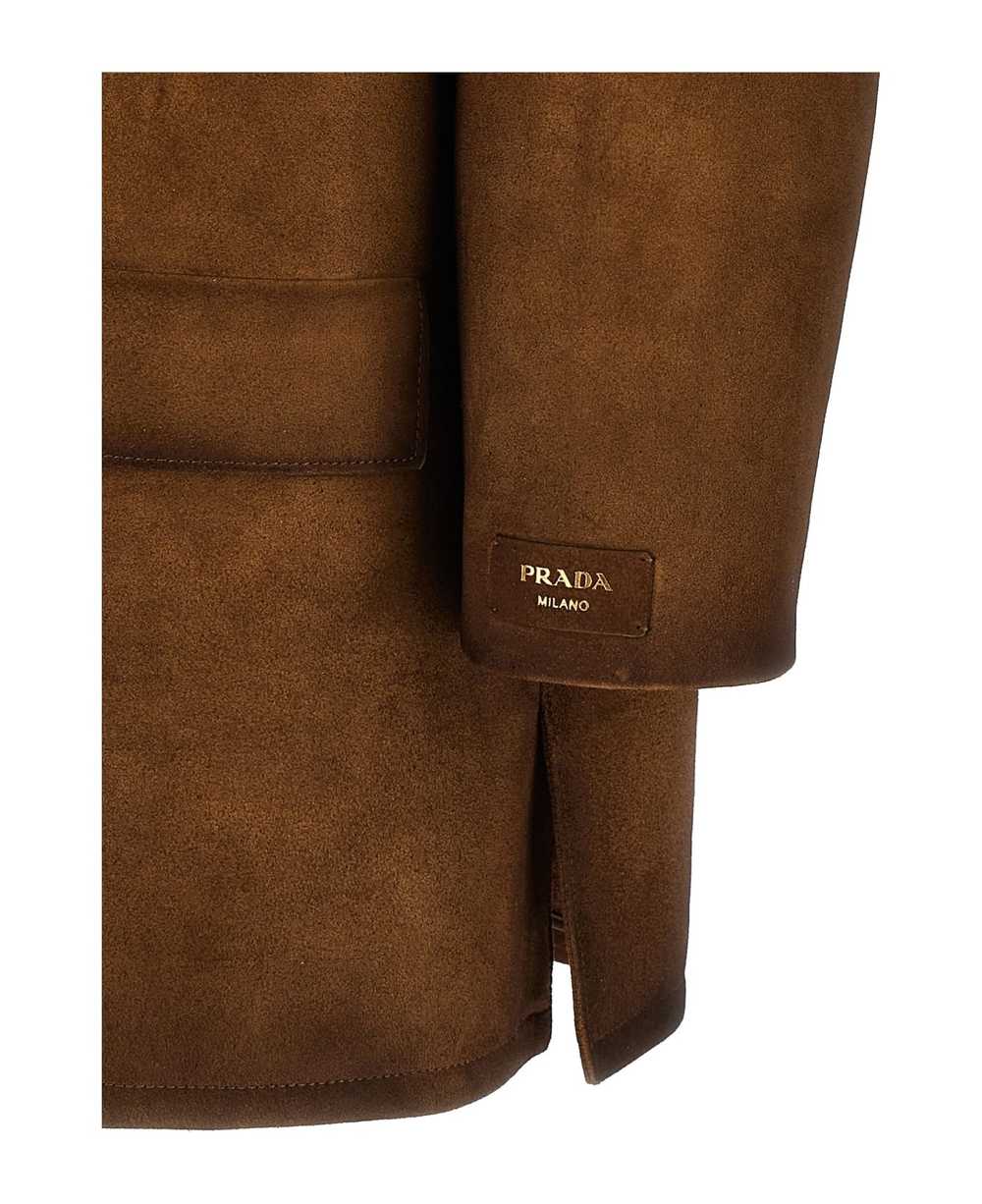 Prada Shearling Caban - image 4