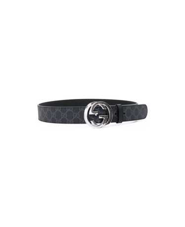 GUCCI Gg Supreme G Buckle Belt