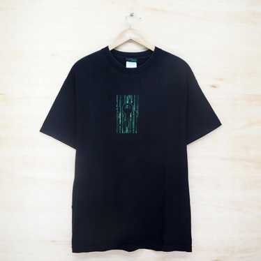 Vintage 90s THE MATRIX Reloaded Big Logo T-Shirt … - image 1