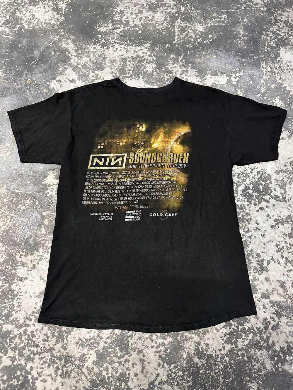 Vintage NIN Nine Inch Nails Soundgarden North Ame… - image 2