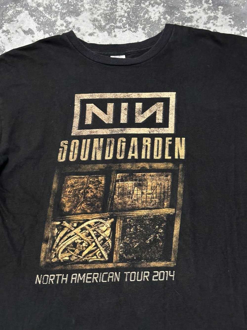 Vintage NIN Nine Inch Nails Soundgarden North Ame… - image 3