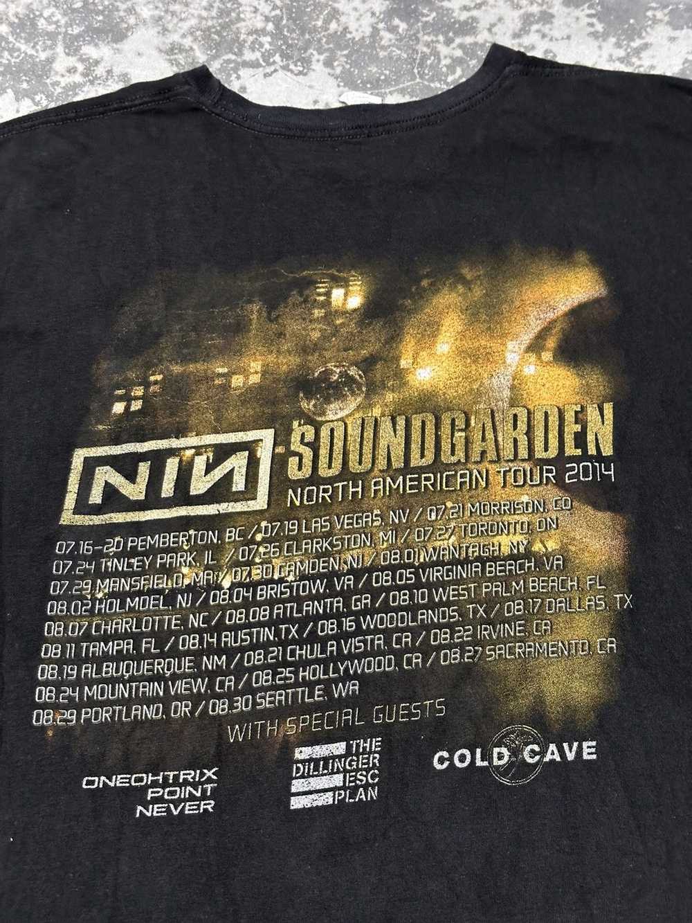 Vintage NIN Nine Inch Nails Soundgarden North Ame… - image 4