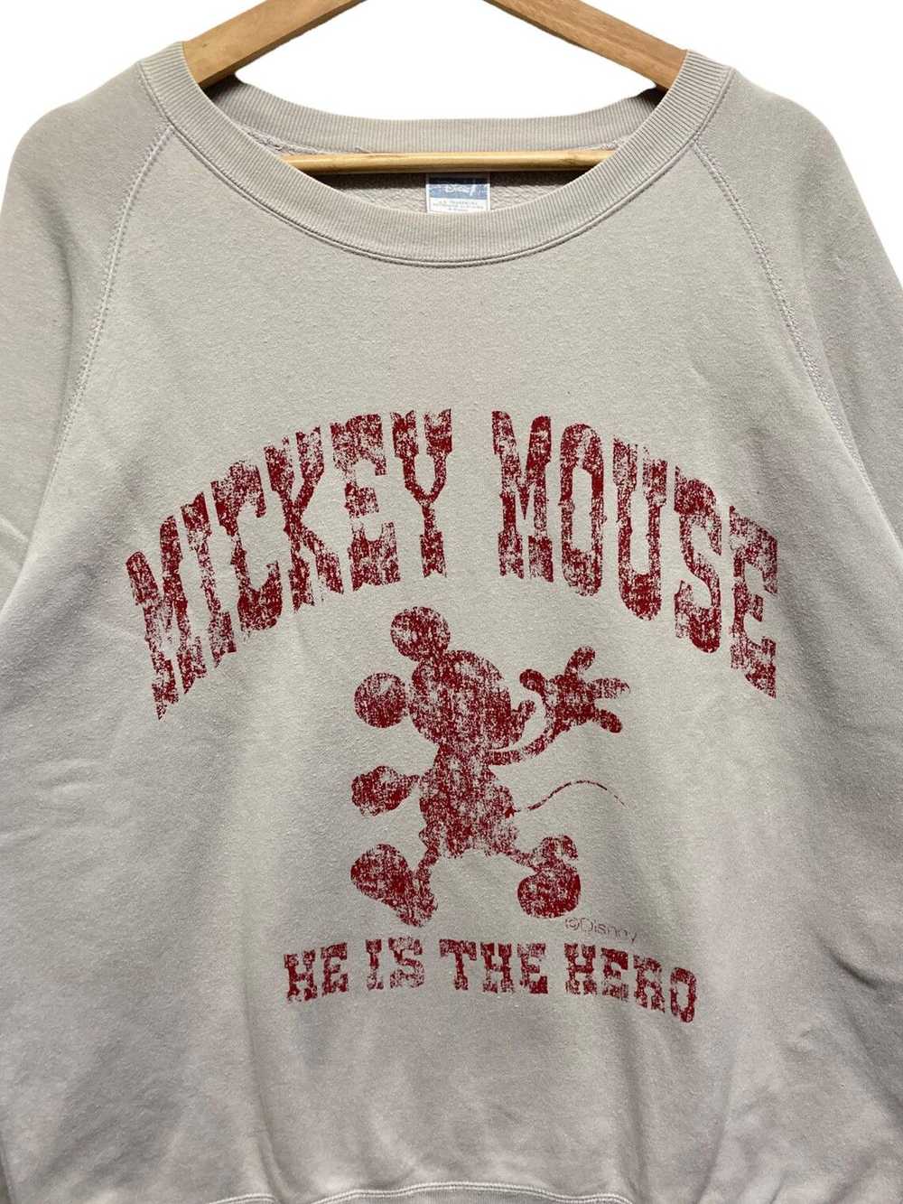 Vintage 90s Mickey Mouse Sweatshirt 'He Is The He… - image 3