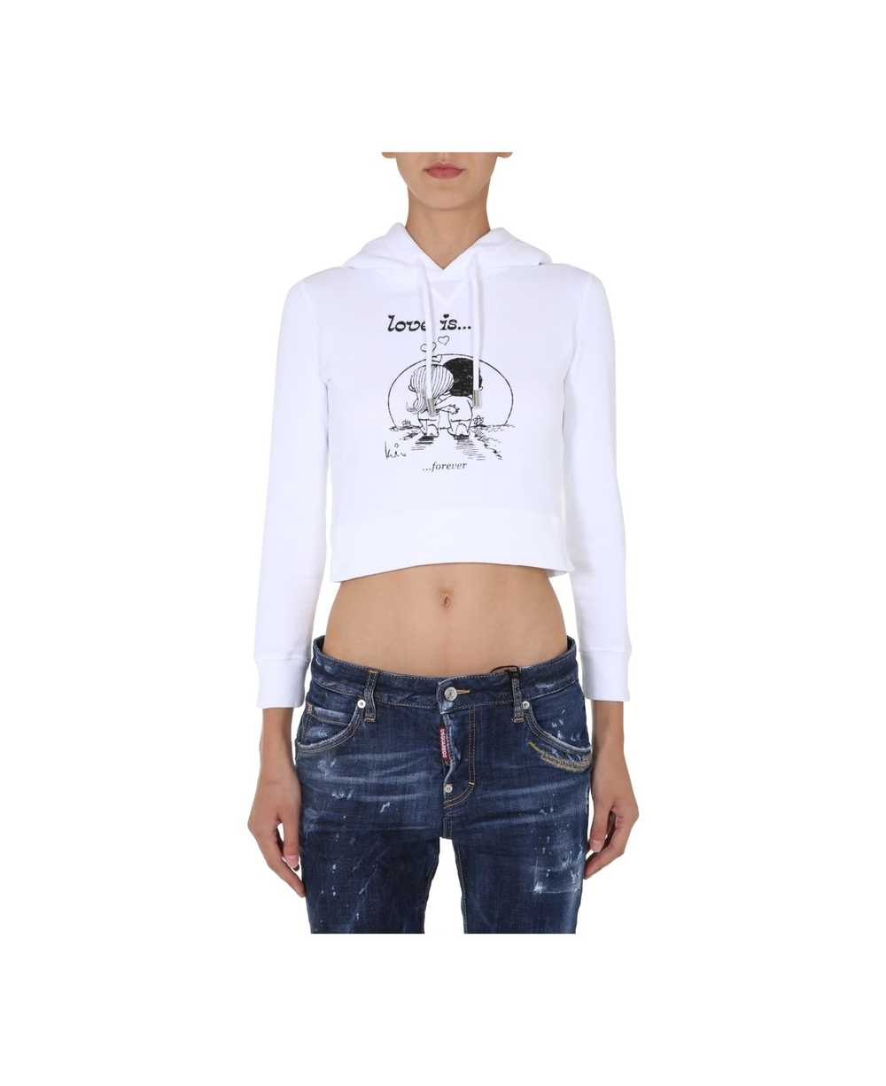 DSQUARED2 Cropped Sweatshirt - image 1