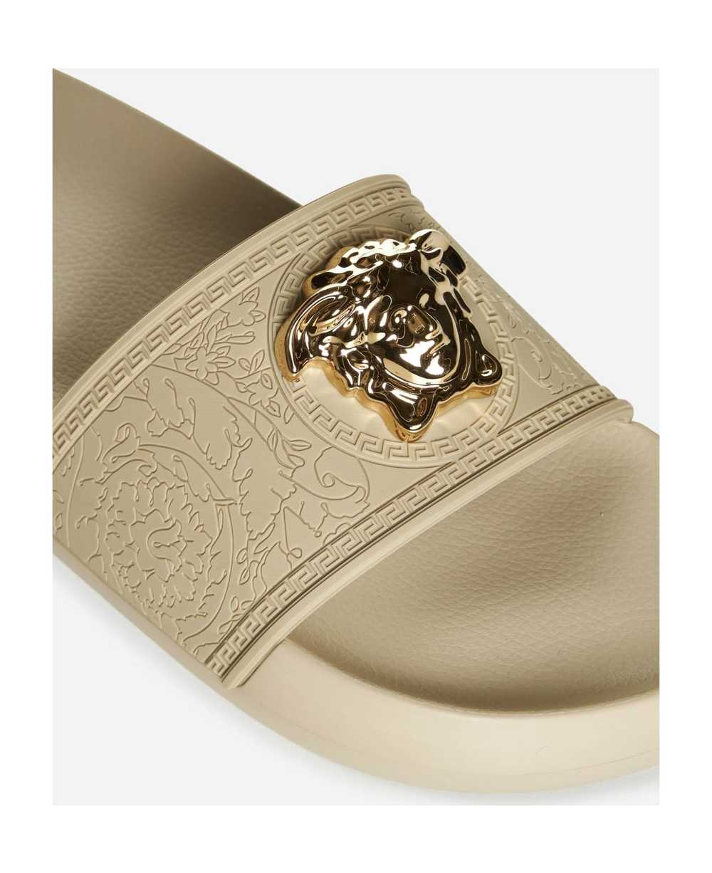 VERSACE Medusa-plaque Rubber Slides - image 4