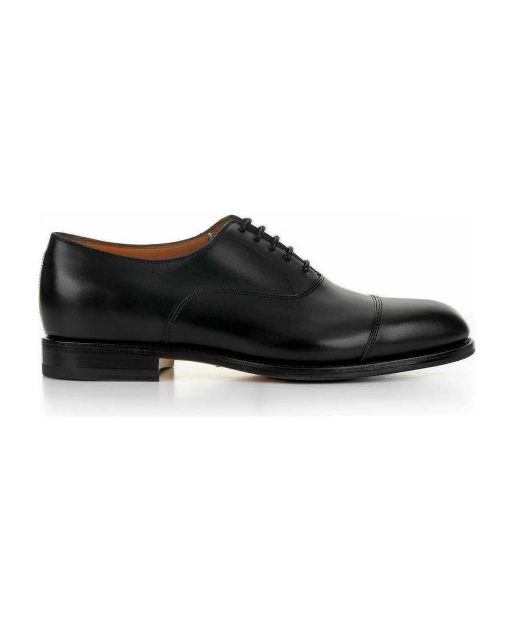 Santoni Francesina In Black Calfskin - image 1