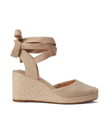 Ralph Lauren Beige Espadrilles With Ankle Laces - image 1