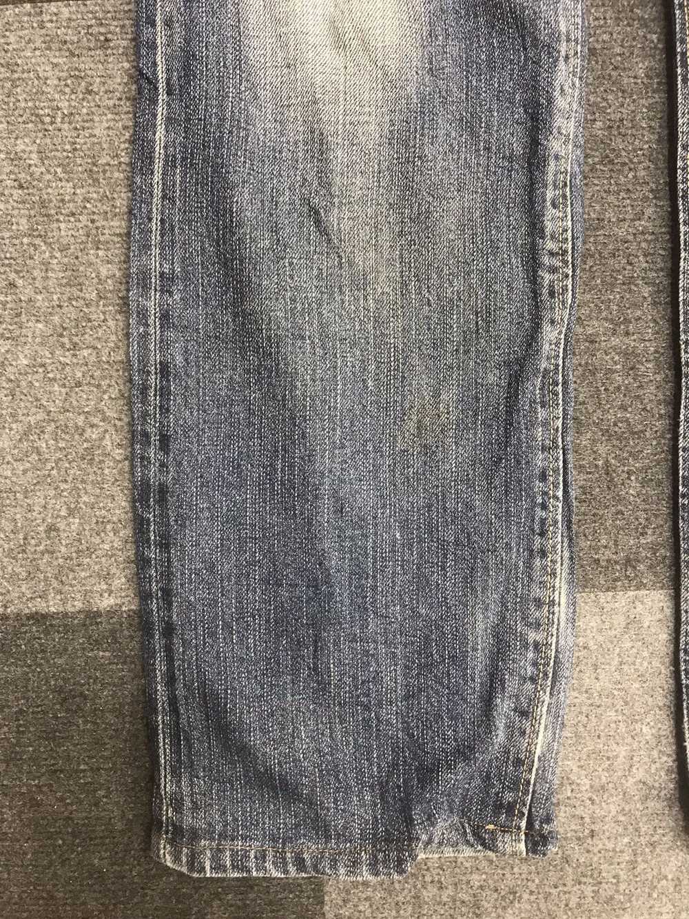 EDWIN 505zx Selvedge Distressed Jeans - image 7