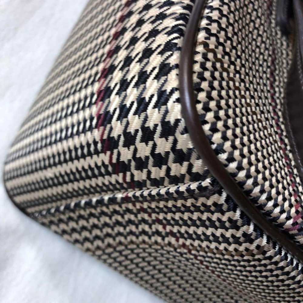 RALPH LAUREN Houndstooth Pattern Handbag Vintage … - image 7