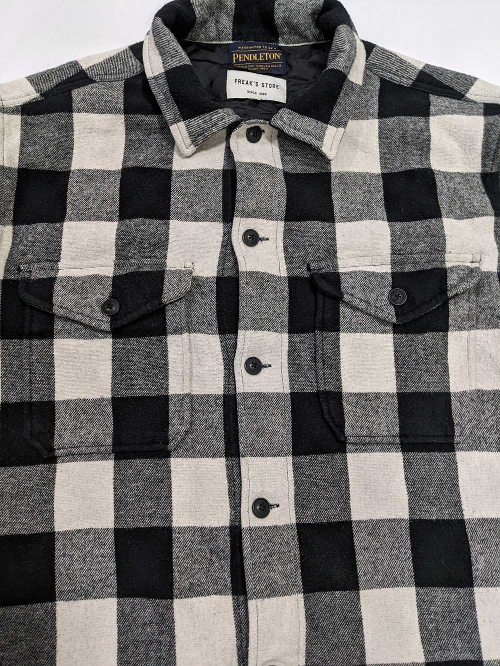 Pendleton x Freaks Store Plaid Heavyweight Flanne… - image 4