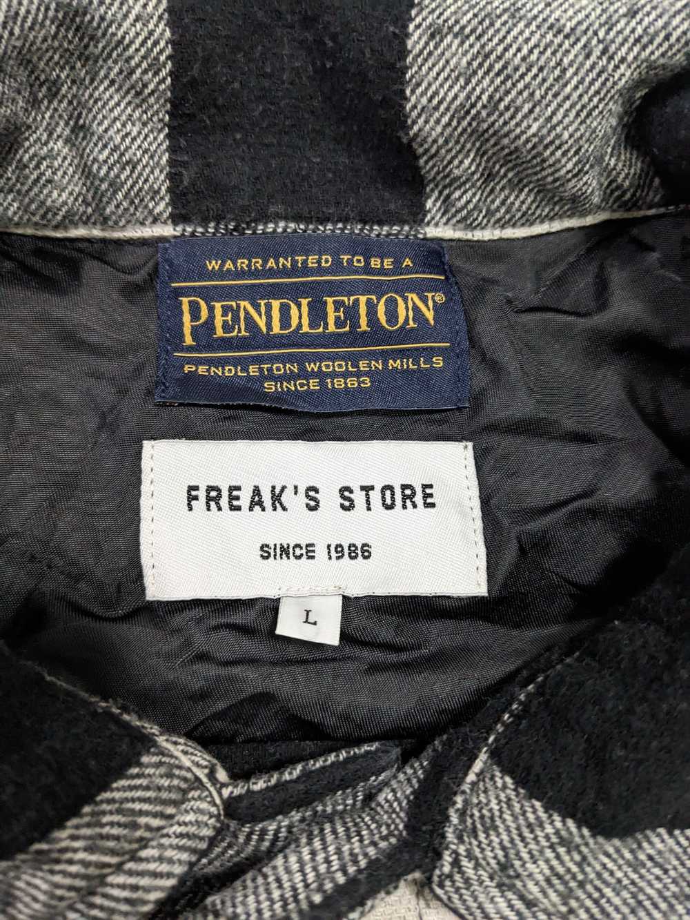 Pendleton x Freaks Store Plaid Heavyweight Flanne… - image 9