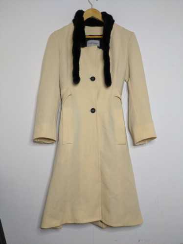 Yves saint laurent faux fur coat - Gem