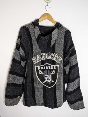 Vintage Raiders Mexican Baja Hoodie Big Logo