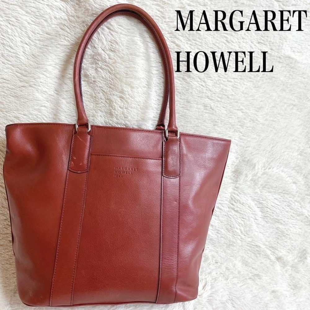 MARGARET HOWELL Large Capacity All-Leather Tote B… - image 1