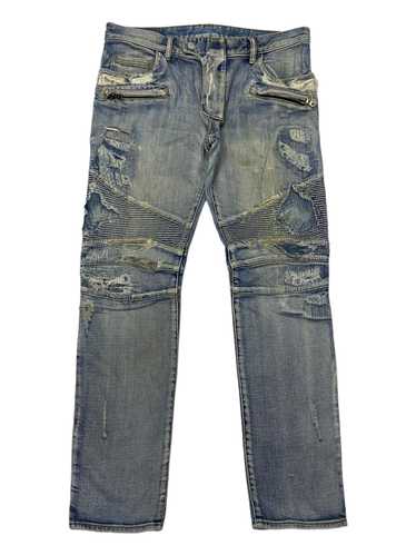 Distressed Denim - 🔥BIKER JEANS BALMAIN DISTRESSE