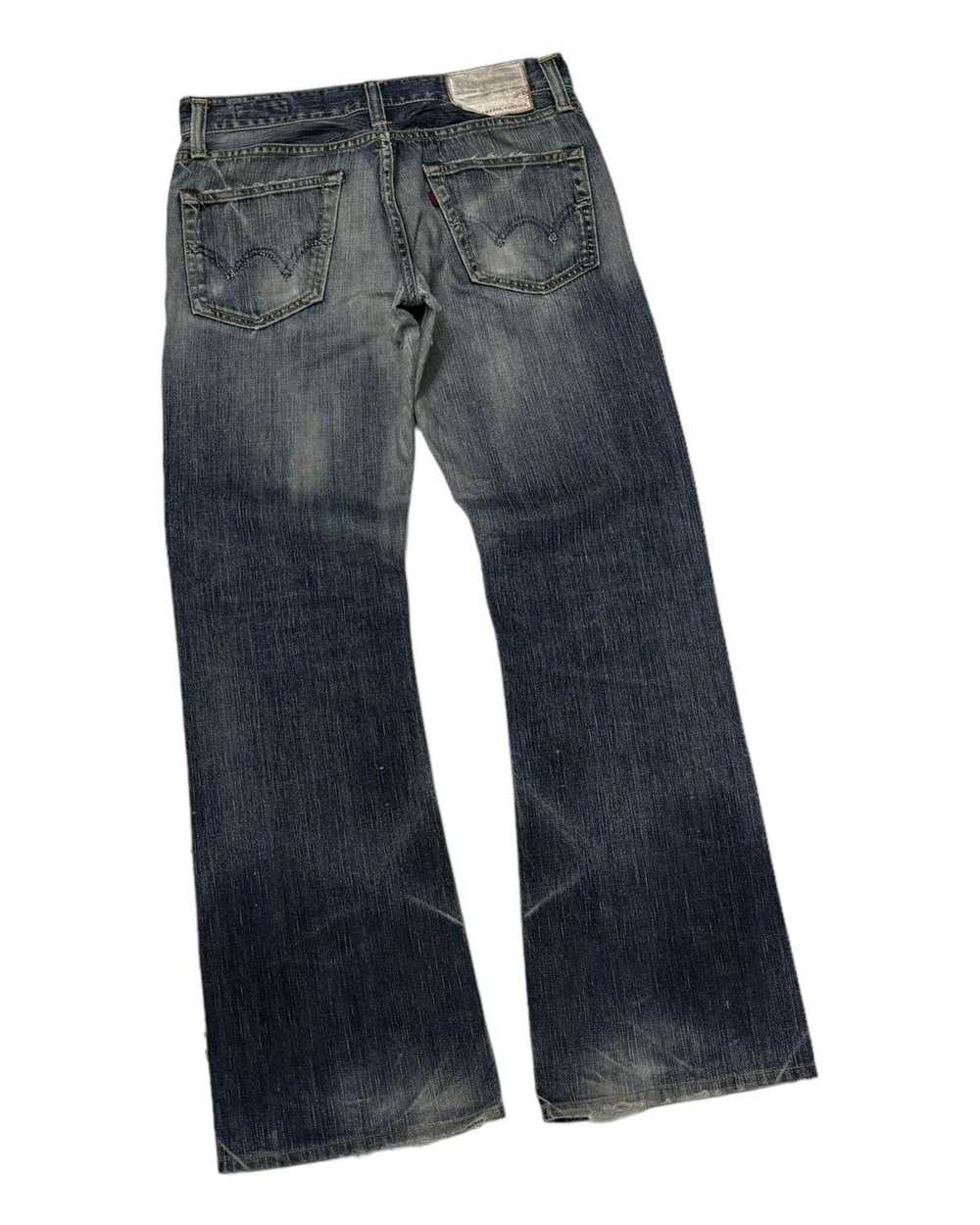 EDWIN 511 REBEL VINTAGE FLARED DISTRESSED DENIM F… - image 5