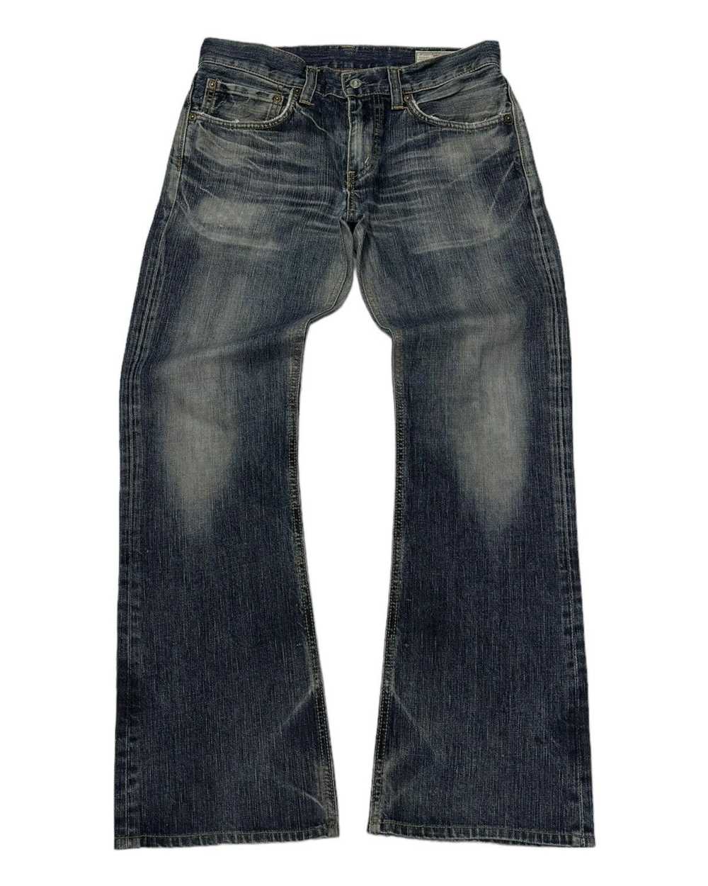 EDWIN 511 REBEL VINTAGE FLARED DISTRESSED DENIM F… - image 6