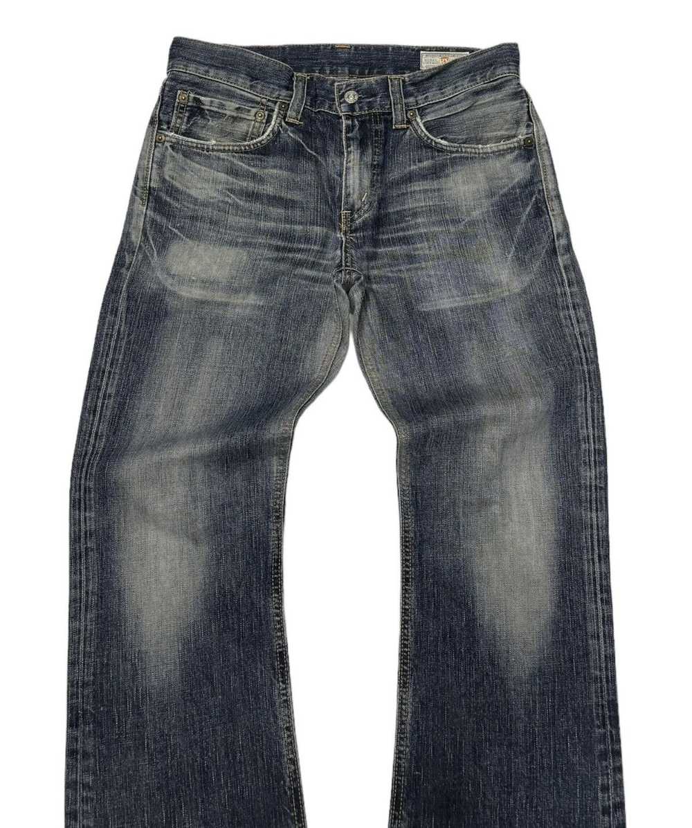 EDWIN 511 REBEL VINTAGE FLARED DISTRESSED DENIM F… - image 8