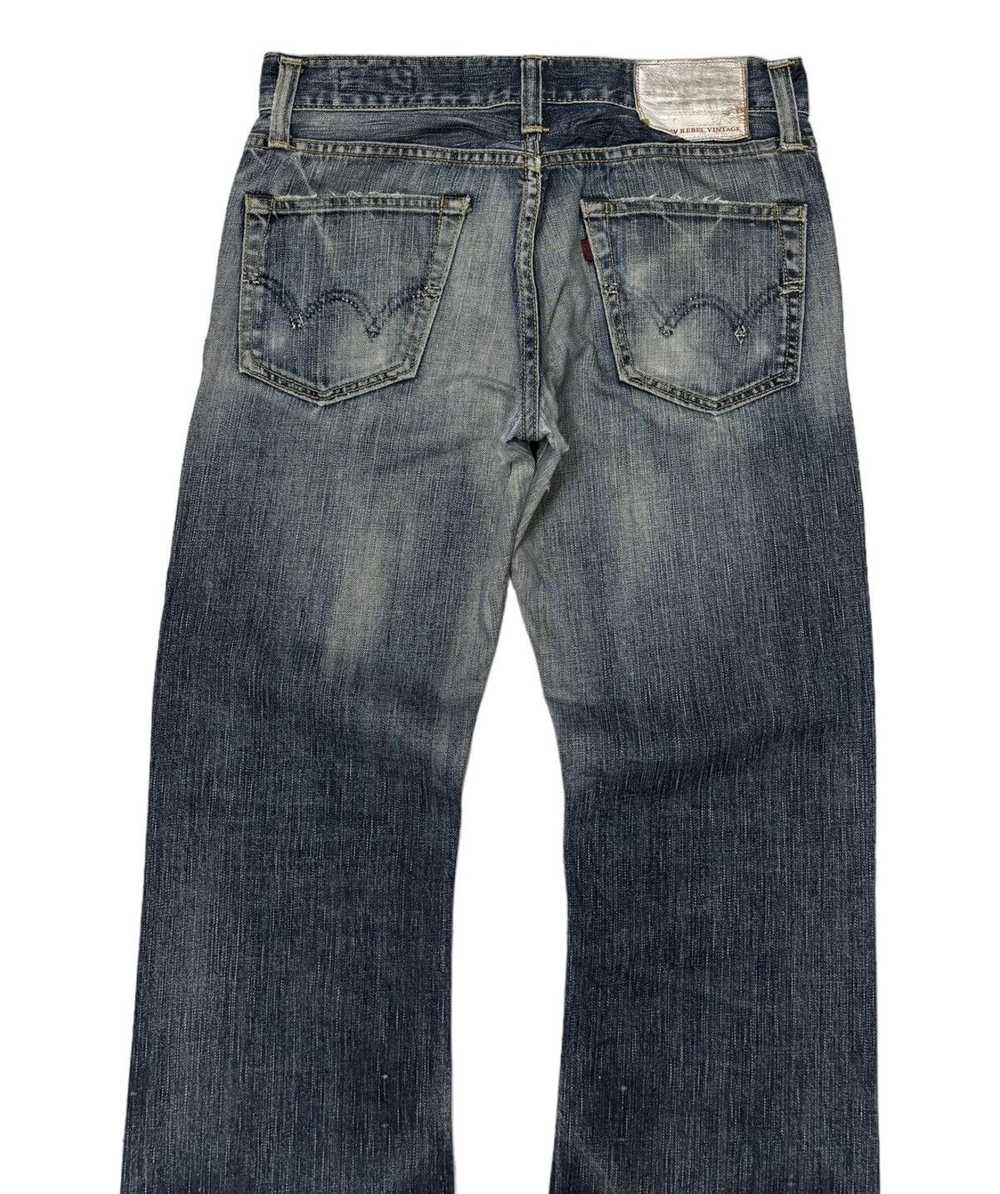 EDWIN 511 REBEL VINTAGE FLARED DISTRESSED DENIM F… - image 9