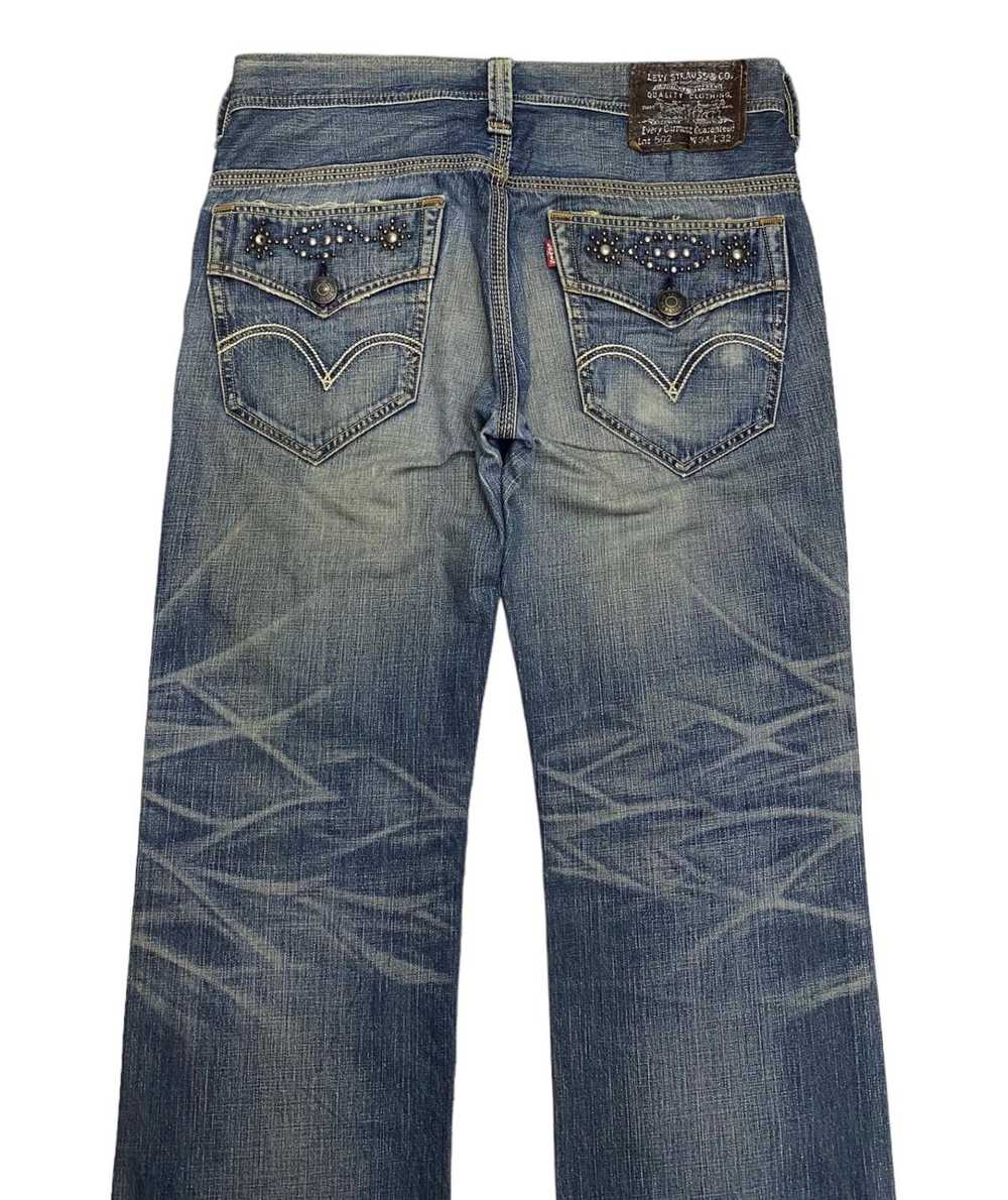 Levi's VINTAGE LEVIS 502 DISTRESSED BAGGY DENIM J… - image 6