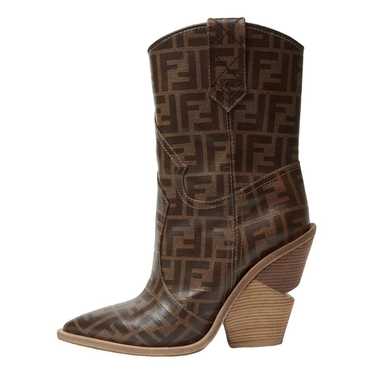 Fendi Cowboy leather western boots - image 1