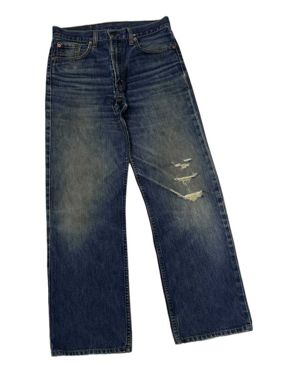 Levi's LEVIS 508 VINTAGE DISTRESSED DENIM JEANS - image 3