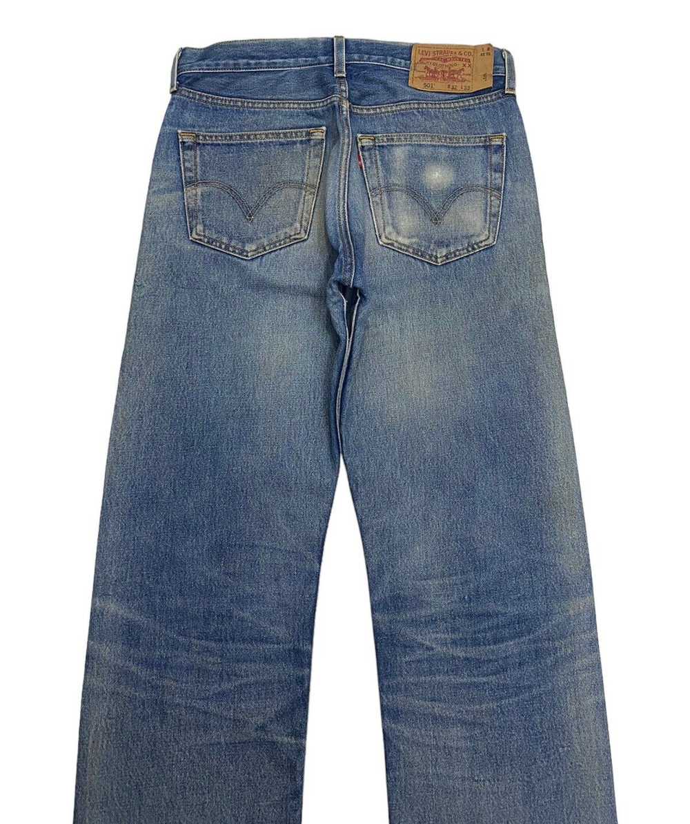 VINTAGE LEVIS 501 SINGLE R MEXICO DISTRESSED DENI… - image 4