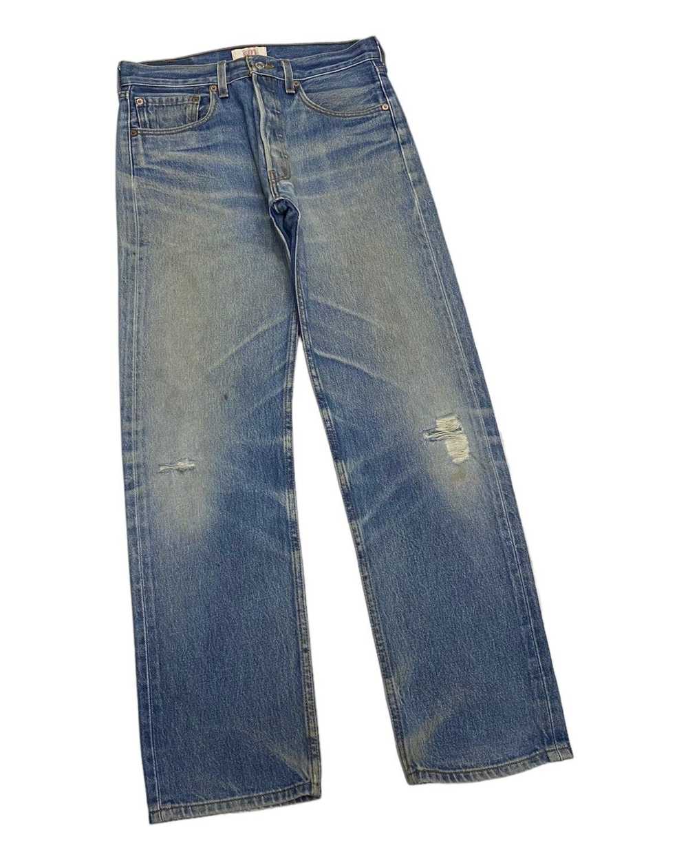 VINTAGE LEVIS 501 SINGLE R MEXICO DISTRESSED DENI… - image 5