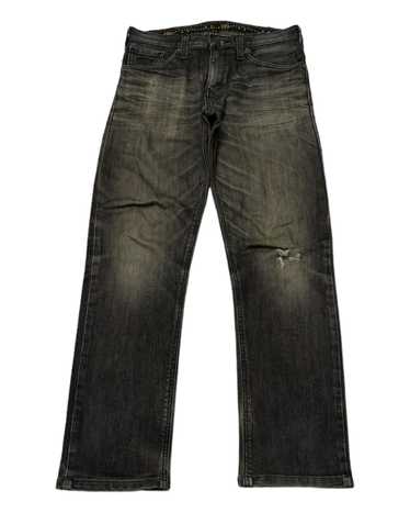 EDWIN EXCLUSIVE VINTAGE BLACK DISTRESSED DENIM JEA