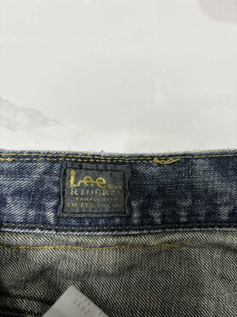 Vintage 90s Lee Riders Flared Jeans Distress Boot… - image 9