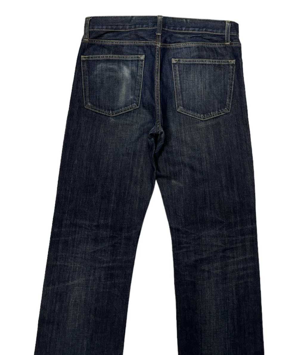 VINTAGE UNIQLO BLUE DISTRESS BAGGY DENIM JEANS - image 7