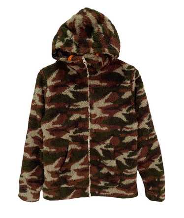 Vintage Timely Warming Street Fashion Camo Fleece 