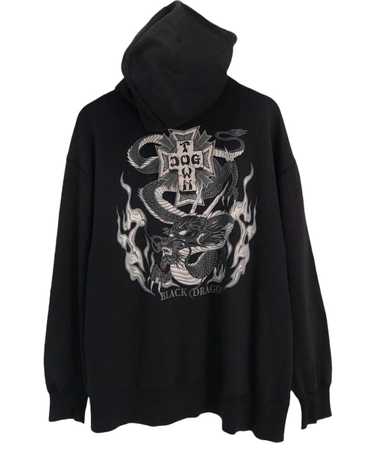 dog town BLACK DRAGON スカジャン X-LARGE RARE Vintage 90s Dog Town Black Dragon Sukajan Jacket Dog