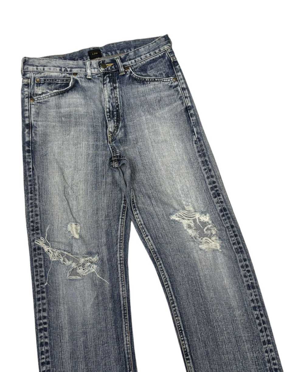 LEE RIDERS UNION MADE ACID WASH DISTRESS DENIM ST… - image 7