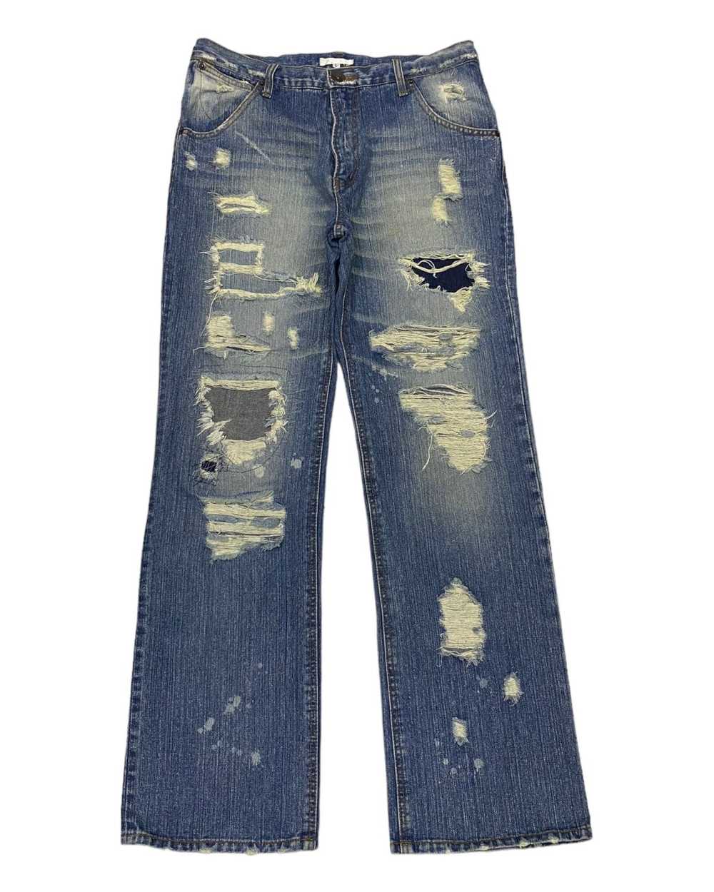 Vintage - EXHIBITIONIST JAPAN DISTRESSED DENIM UN… - image 1