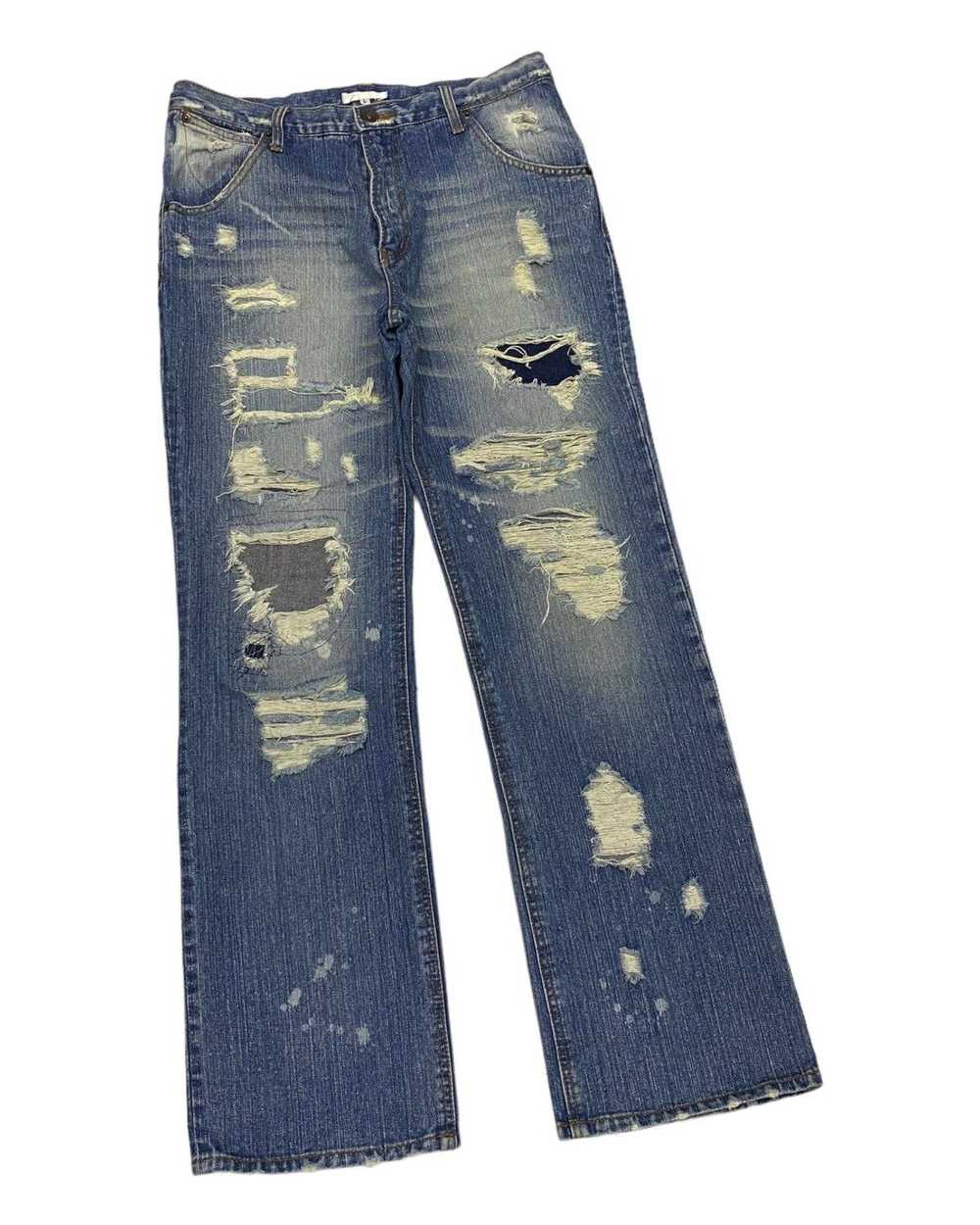 Vintage - EXHIBITIONIST JAPAN DISTRESSED DENIM UN… - image 3