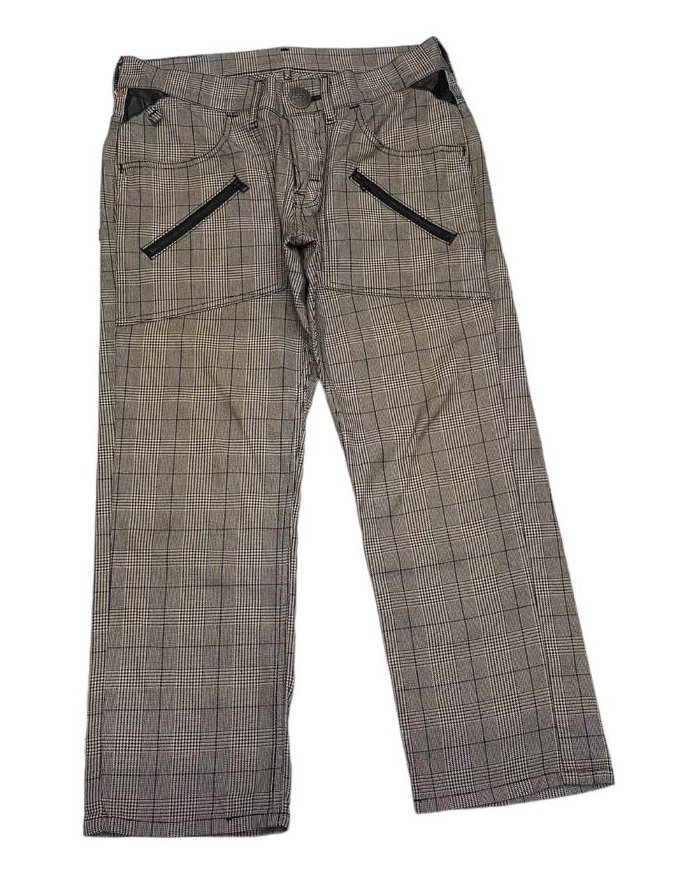 VINTAGE LEE RIDERS CHECKERED 3Q PANTS - image 5