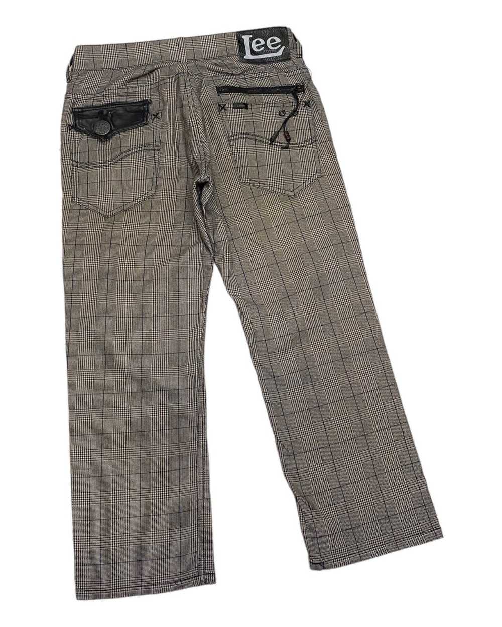 VINTAGE LEE RIDERS CHECKERED 3Q PANTS - image 6